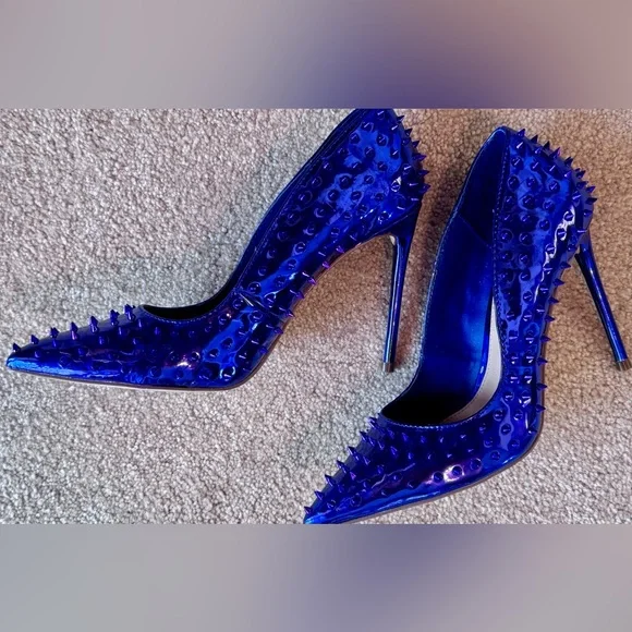 Steve Madden Vala Spiked Pumps - Picture 7 of 13